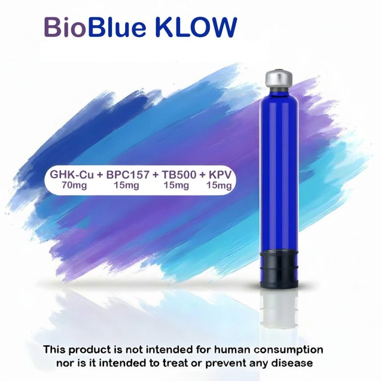 BioBlue KLOW Peptide Stack

BioBlue KLOW - GHK-Cu(70mg) + BPC157(15mg) + TB500(15mg) + KPV (15mg)